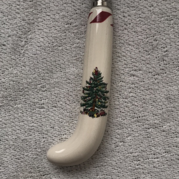 SPODE Peppermint Dip Set Bowl & Spreader - Picture 8 of 8
